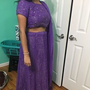 Indian Lengha Beaded Ghaghara Choli